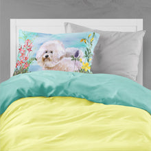 Load image into Gallery viewer, Bichon Frise #2 Spring  Standard Pillowcase – Artistic Decorative Front, White Back CK1267PILLOWCASE
