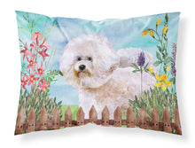 Load image into Gallery viewer, Bichon Frise #2 Spring  Standard Pillowcase – Artistic Decorative Front, White Back CK1267PILLOWCASE