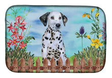 Load image into Gallery viewer, Dalmatian Puppy Spring Dish Drying Mat – Absorbent, Artistic Kitchen Essentials CK1270DDM