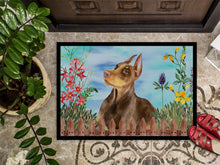 Load image into Gallery viewer, Doberman Pinscher Spring Doormat - 24x36 Decorative Floor Mat – Indoor/Outdoor Rug with Artistic Flair CK1271JMAT
