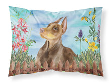 Load image into Gallery viewer, Doberman Pinscher Spring  Standard Pillowcase – Artistic Decorative Front, White Back CK1271PILLOWCASE