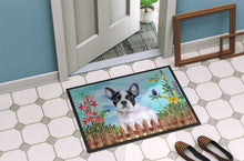 Load image into Gallery viewer, French Bulldog Black White Spring Doormat - 18x27 Decorative Floor Mat – Indoor/Outdoor Rug with Artistic Flair CK1272MAT