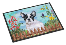 Load image into Gallery viewer, French Bulldog Black White Spring Doormat - 18x27 Decorative Floor Mat – Indoor/Outdoor Rug with Artistic Flair CK1272MAT