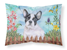 Load image into Gallery viewer, French Bulldog Black White Spring  Standard Pillowcase – Artistic Decorative Front, White Back CK1272PILLOWCASE