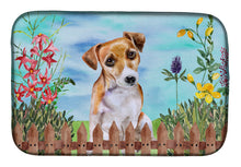 Load image into Gallery viewer, Jack Russell Terrier #2 Spring Dish Drying Mat – Absorbent, Artistic Kitchen Essentials CK1275DDM