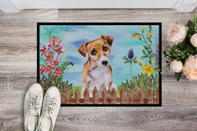 Load image into Gallery viewer, Jack Russell Terrier #2 Spring Doormat - 18x27 Decorative Floor Mat – Indoor/Outdoor Rug with Artistic Flair CK1275MAT