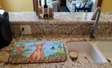 Load image into Gallery viewer, Pharaoh Hound Spring Dish Drying Mat – Absorbent, Artistic Kitchen Essentials CK1277DDM
