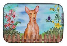 Load image into Gallery viewer, Pharaoh Hound Spring Dish Drying Mat – Absorbent, Artistic Kitchen Essentials CK1277DDM