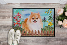 Load image into Gallery viewer, Pomeranian #2 Spring Doormat - 18x27 Decorative Floor Mat – Indoor/Outdoor Rug with Artistic Flair CK1278MAT