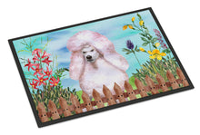 Load image into Gallery viewer, White Standard Poodle Spring Doormat - 24x36 Decorative Floor Mat – Indoor/Outdoor Rug with Artistic Flair CK1279JMAT