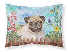 Load image into Gallery viewer, Fawn Pug Spring  Standard Pillowcase – Artistic Decorative Front, White Back CK1280PILLOWCASE