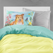 Load image into Gallery viewer, Sheltie Spring  Standard Pillowcase – Artistic Decorative Front, White Back CK1282PILLOWCASE