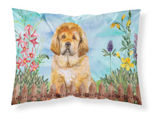 Load image into Gallery viewer, Tibetan Mastiff Spring  Standard Pillowcase – Artistic Decorative Front, White Back CK1283PILLOWCASE