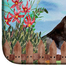 Load image into Gallery viewer, Miniature Pinscher #2 Spring Dish Drying Mat – Absorbent, Artistic Kitchen Essentials CK1286DDM
