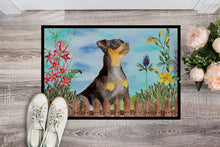 Load image into Gallery viewer, Miniature Pinscher #2 Spring Doormat - 24x36 Decorative Floor Mat – Indoor/Outdoor Rug with Artistic Flair CK1286JMAT