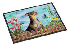 Load image into Gallery viewer, Miniature Pinscher #2 Spring Doormat - 24x36 Decorative Floor Mat – Indoor/Outdoor Rug with Artistic Flair CK1286JMAT
