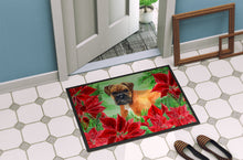 Load image into Gallery viewer, German Boxer Poinsettas Doormat - 18x27 Decorative Floor Mat – Indoor/Outdoor Rug with Artistic Flair CK1289MAT