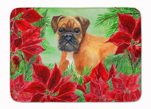 Load image into Gallery viewer, German Boxer Poinsettas Machine Washable Memory Foam Mat CK1289RUG