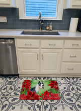 Load image into Gallery viewer, Harlequin Great Dane Poinsettas Machine Washable Memory Foam Mat CK1292RUG