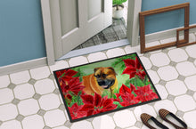 Load image into Gallery viewer, Boerboel Mastiff Poinsettas Doormat - 24x36 Decorative Floor Mat – Indoor/Outdoor Rug with Artistic Flair CK1295JMAT