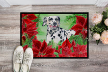 Load image into Gallery viewer, Dalmatian Poinsettas Doormat - 24x36 Decorative Floor Mat – Indoor/Outdoor Rug with Artistic Flair CK1301JMAT