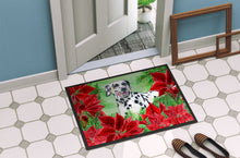 Load image into Gallery viewer, Dalmatian Poinsettas Doormat - 18x27 Decorative Floor Mat – Indoor/Outdoor Rug with Artistic Flair CK1301MAT