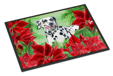 Load image into Gallery viewer, Dalmatian Poinsettas Doormat - 18x27 Decorative Floor Mat – Indoor/Outdoor Rug with Artistic Flair CK1301MAT