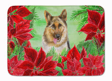 Load image into Gallery viewer, German Shepherd Poinsettas Machine Washable Memory Foam Mat CK1302RUG