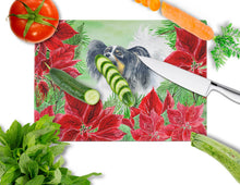 Load image into Gallery viewer, Papillon Poinsettas Glass Cutting Boards – Durable, Decorative Kitchen Art Large CK1305LCB