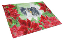 Load image into Gallery viewer, Papillon Poinsettas Glass Cutting Boards – Durable, Decorative Kitchen Art Large CK1305LCB
