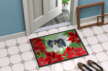 Load image into Gallery viewer, Papillon Poinsettas Doormat - 18x27 Decorative Floor Mat – Indoor/Outdoor Rug with Artistic Flair CK1305MAT