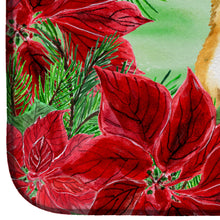 Load image into Gallery viewer, Chihuahua Poinsettas Dish Drying Mat – Absorbent, Artistic Kitchen Essentials CK1306DDM