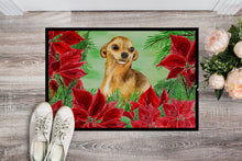Load image into Gallery viewer, Chihuahua Poinsettas Doormat - 18x27 Decorative Floor Mat – Indoor/Outdoor Rug with Artistic Flair CK1306MAT