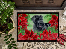 Load image into Gallery viewer, Giant Schnauzer Poinsettas Doormat - 24x36 Decorative Floor Mat – Indoor/Outdoor Rug with Artistic Flair CK1308JMAT