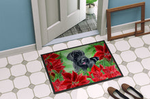 Load image into Gallery viewer, Giant Schnauzer Poinsettas Doormat - 24x36 Decorative Floor Mat – Indoor/Outdoor Rug with Artistic Flair CK1308JMAT
