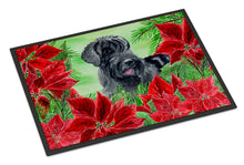Load image into Gallery viewer, Giant Schnauzer Poinsettas Doormat - 24x36 Decorative Floor Mat – Indoor/Outdoor Rug with Artistic Flair CK1308JMAT