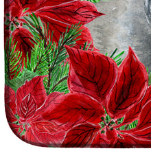 Load image into Gallery viewer, Schnauzer Poinsettas Dish Drying Mat – Absorbent, Artistic Kitchen Essentials CK1310DDM