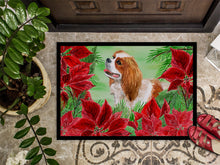 Load image into Gallery viewer, Cavalier Spaniel Poinsettas Doormat - 18x27 Decorative Floor Mat – Indoor/Outdoor Rug with Artistic Flair CK1311MAT