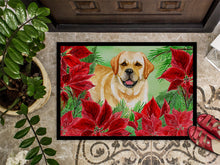 Load image into Gallery viewer, Golden Retriever Poinsettas Doormat - 24x36 Decorative Floor Mat – Indoor/Outdoor Rug with Artistic Flair CK1312JMAT