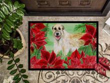 Load image into Gallery viewer, Irish Wolfhound Poinsettas Doormat - 24x36 Decorative Floor Mat – Indoor/Outdoor Rug with Artistic Flair CK1318JMAT