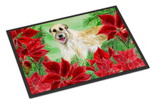 Load image into Gallery viewer, Irish Wolfhound Poinsettas Doormat - 18x27 Decorative Floor Mat – Indoor/Outdoor Rug with Artistic Flair CK1318MAT