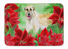 Load image into Gallery viewer, Irish Wolfhound Poinsettas Machine Washable Memory Foam Mat CK1318RUG