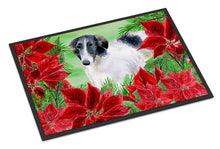 Load image into Gallery viewer, Borzoi Poinsettas Doormat - 24x36 Decorative Floor Mat – Indoor/Outdoor Rug with Artistic Flair CK1320JMAT