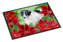 Load image into Gallery viewer, Borzoi Poinsettas Doormat - 18x27 Decorative Floor Mat – Indoor/Outdoor Rug with Artistic Flair CK1320MAT