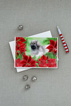Load image into Gallery viewer, Moscow Watchdog Poinsettas Greeting Cards -  Blank Note Cards – 8-Pack of Artist-Designed Cards with Envelopes