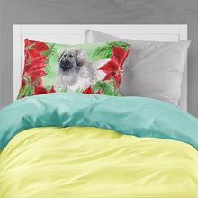 Load image into Gallery viewer, Moscow Watchdog Poinsettas  Standard Pillowcase – Artistic Decorative Front, White Back CK1321PILLOWCASE