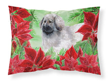 Load image into Gallery viewer, Moscow Watchdog Poinsettas  Standard Pillowcase – Artistic Decorative Front, White Back CK1321PILLOWCASE