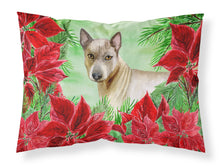 Load image into Gallery viewer, Thai Ridgeback Poinsettas  Standard Pillowcase – Artistic Decorative Front, White Back CK1328PILLOWCASE