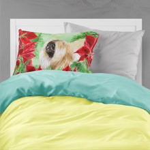 Load image into Gallery viewer, Pekingese Poinsettas  Standard Pillowcase – Artistic Decorative Front, White Back CK1329PILLOWCASE