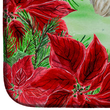 Load image into Gallery viewer, Sealyham Terrier Poinsettas Dish Drying Mat – Absorbent, Artistic Kitchen Essentials CK1332DDM